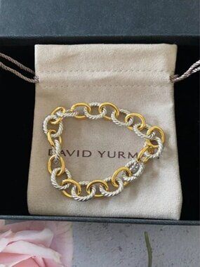 David Yurman Two-Tone Chain Link Bracelet
